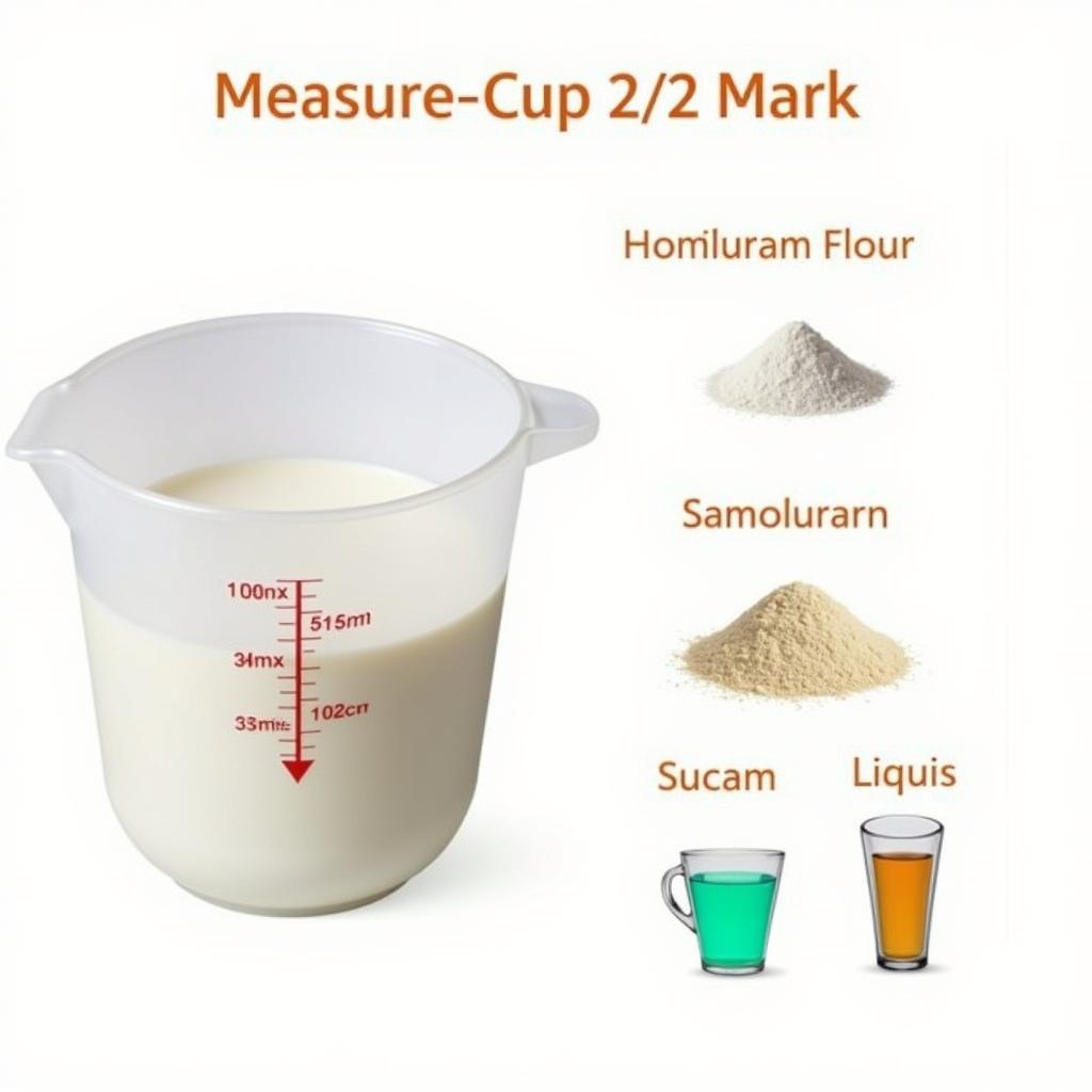 Chuyển đổi 3/4 cup sang ml