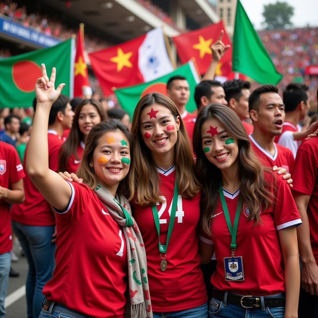 Cổ Động Viên Asian Cup