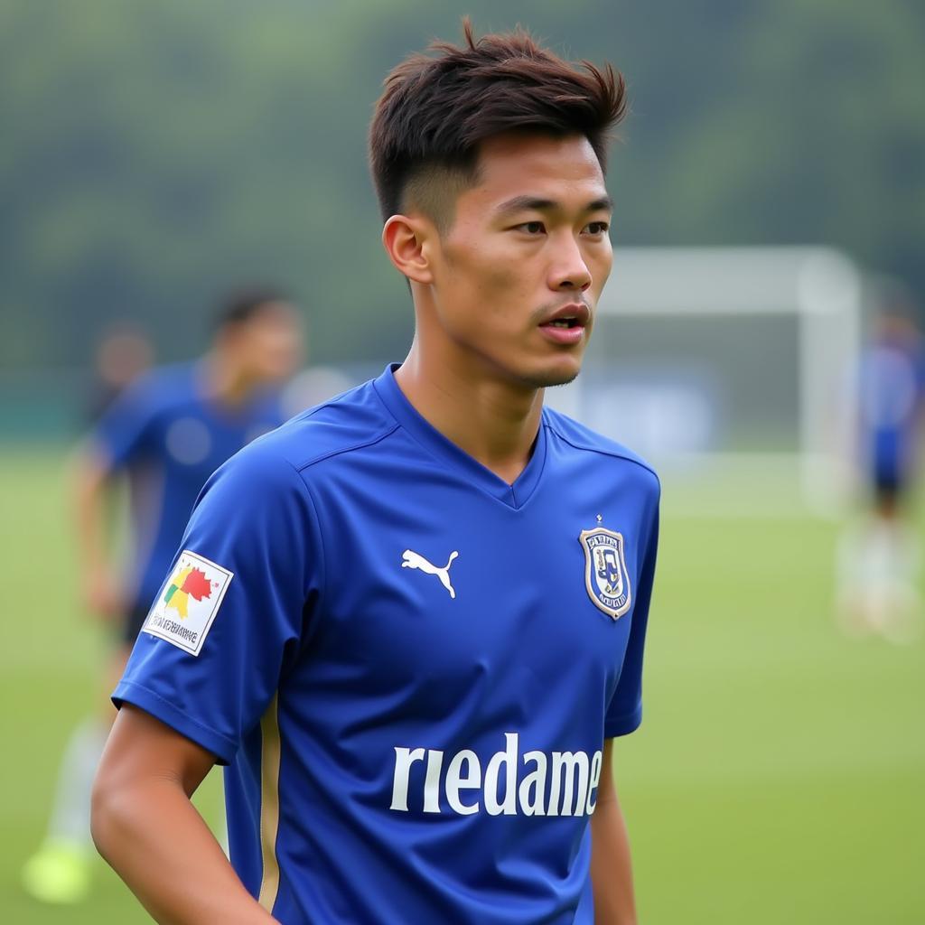 Công Phượng trong màu áo Incheon United