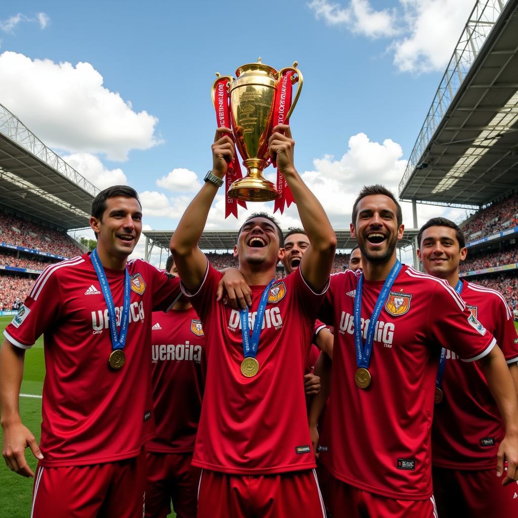 Corinthians nâng cao chiếc cúp vô địch Club World Cup 2012