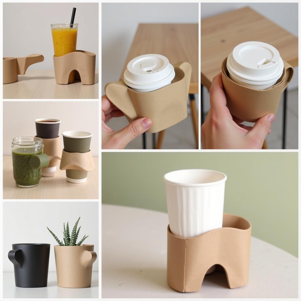 Modern Paper Cup Holders