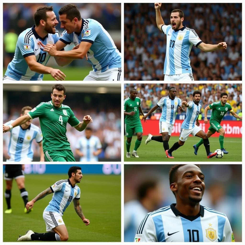 Những điểm nhấn khác của trận đấu Argentina vs Nigeria 2014