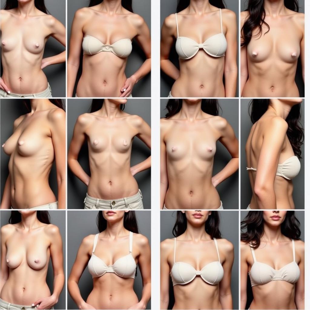 Different Breast Shapes and Sizes