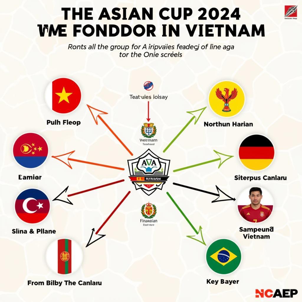 Đối thủ của Việt Nam tại Asian Cup 2024