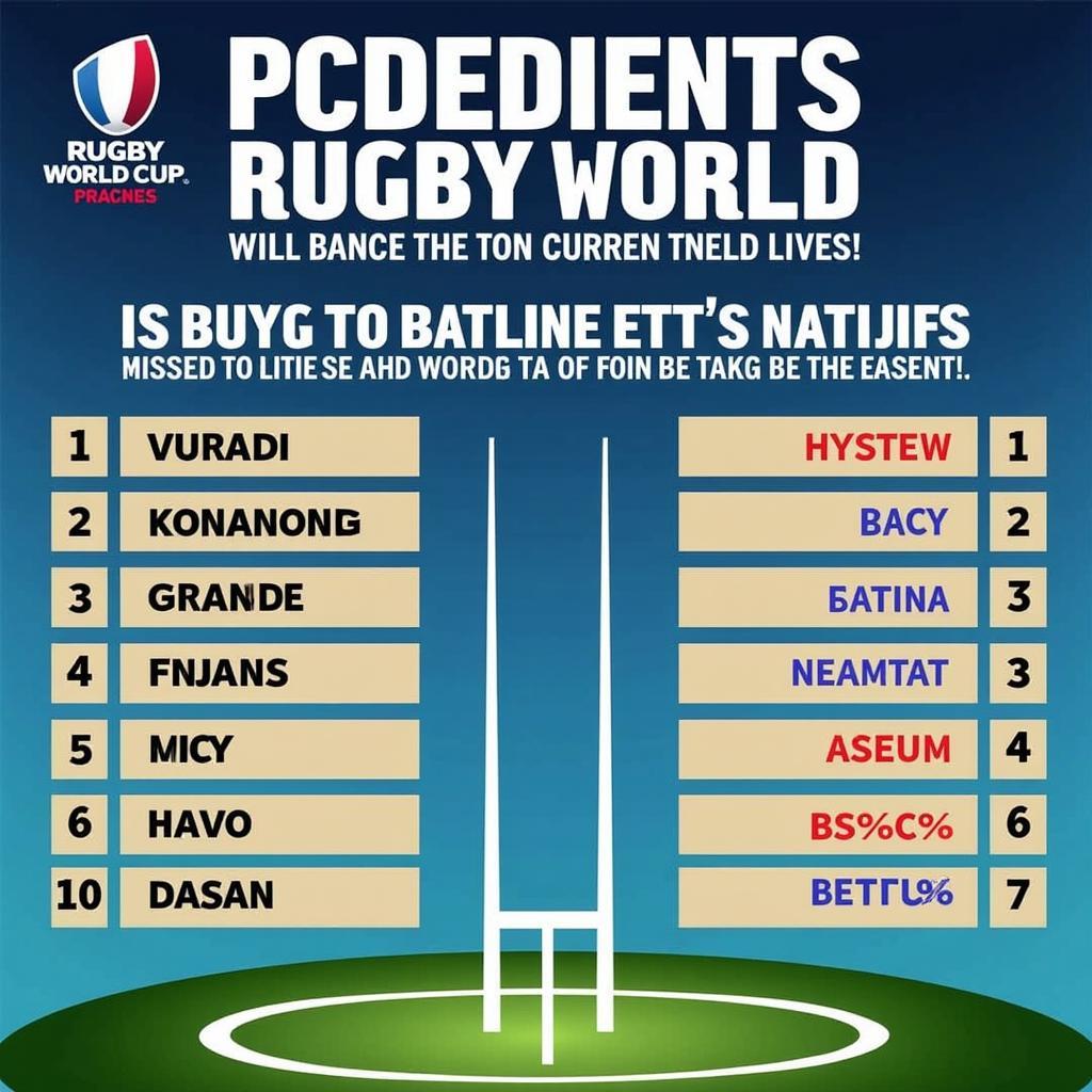 Dự đoán Rugby World Cup