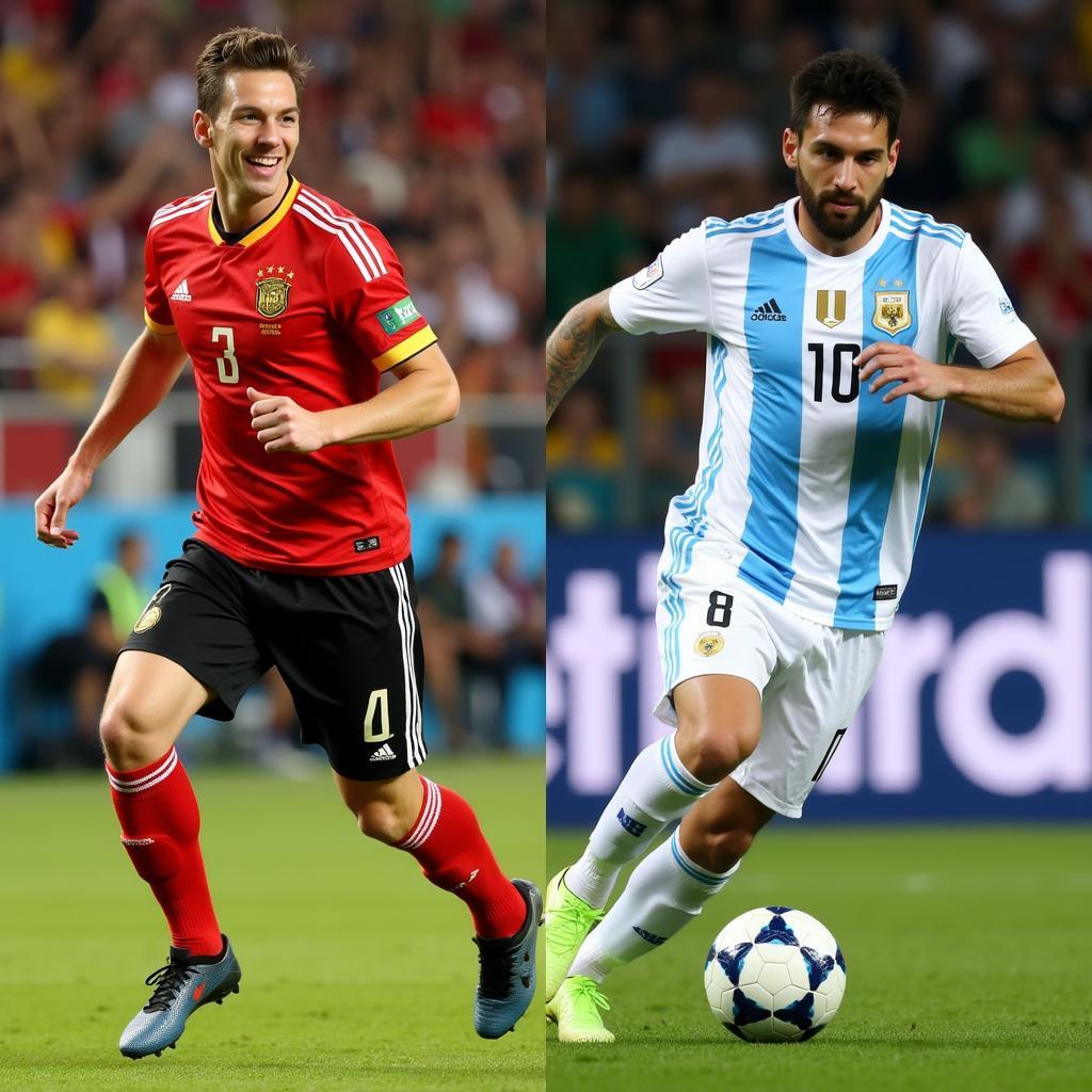 Đức và Argentina tại World Cup