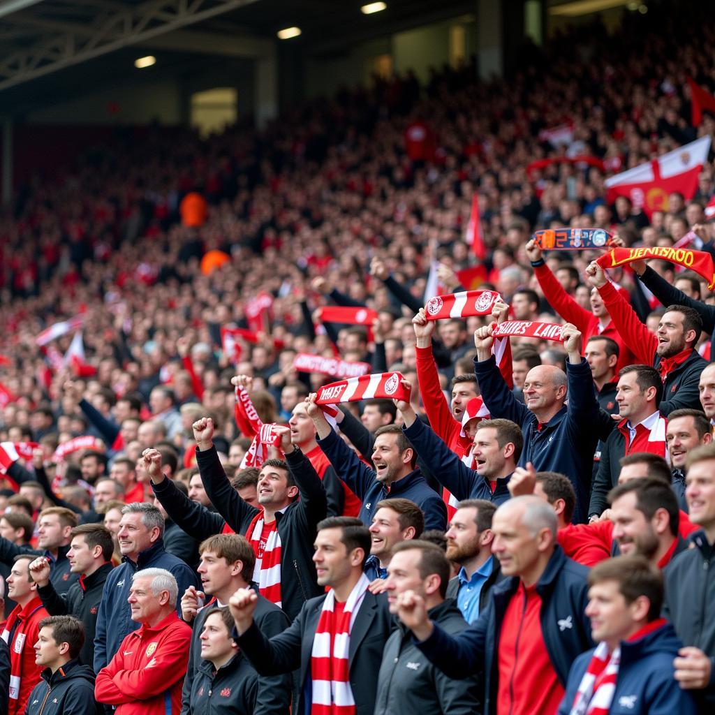 Cổ động viên cuồng nhiệt tại EFL Cup Final