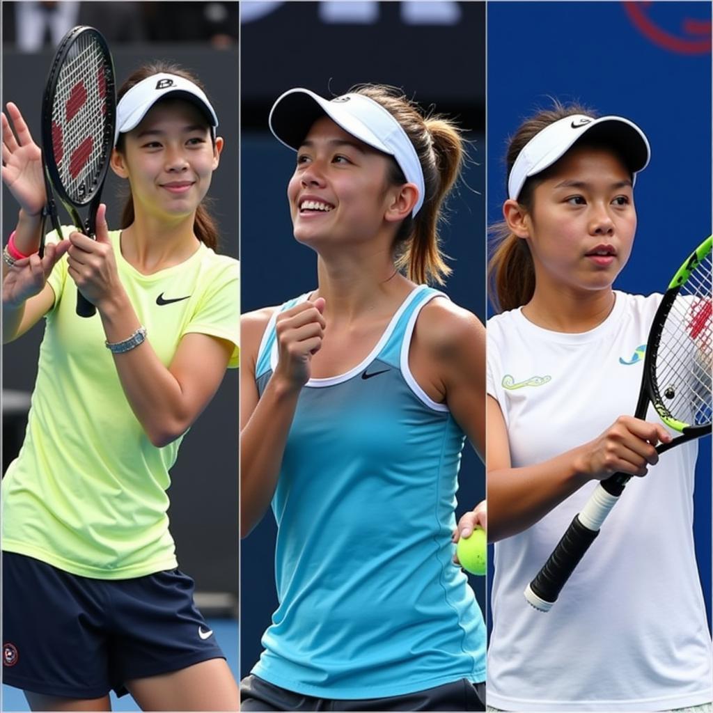 Màn trình diễn ấn tượng của các tay vợt trẻ tại Fed Cup 2019