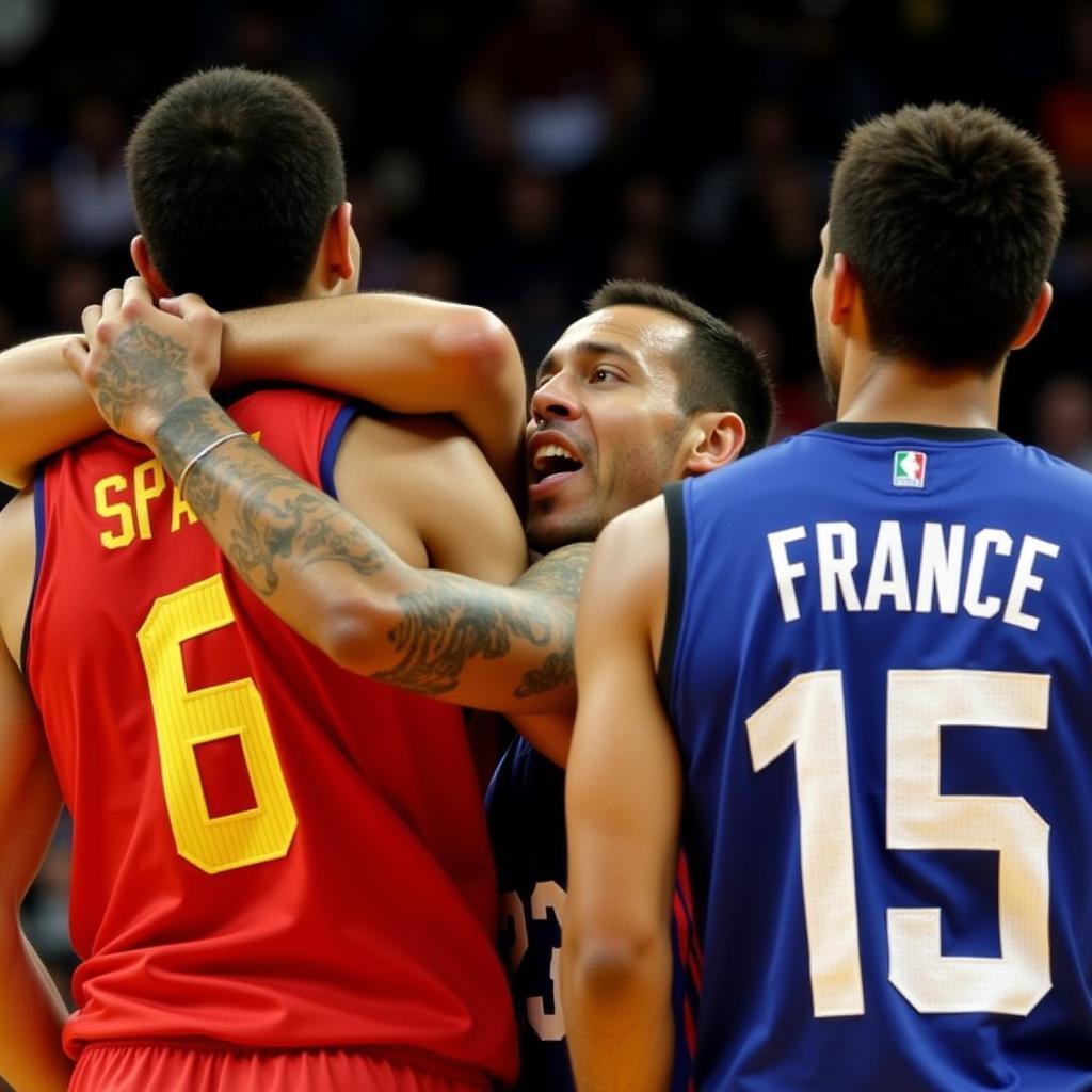 Trận bán kết giữa Tây Ban Nha và Pháp tại FIBA World Cup 2014