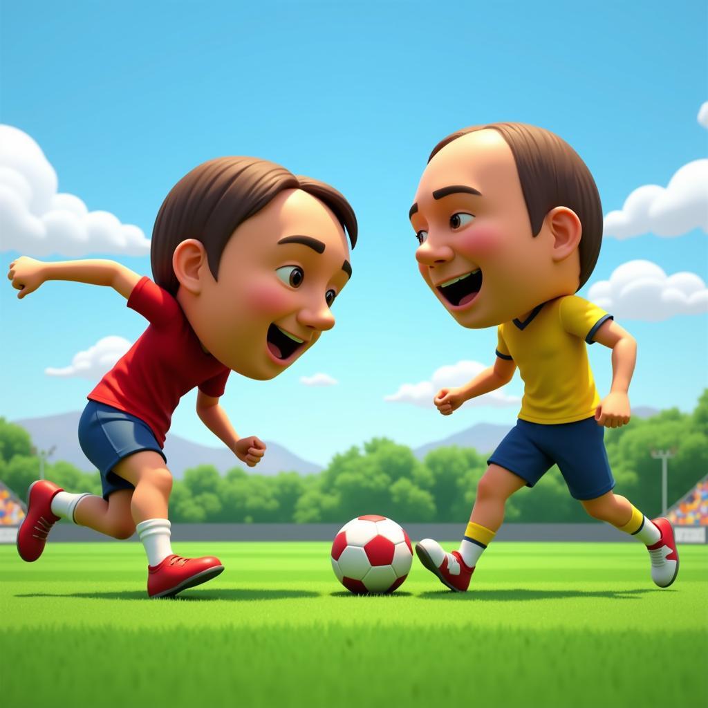 Gameplay Football Heads 2018 World Cup