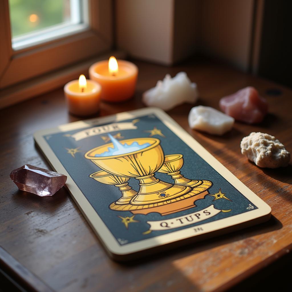 Four of Cups Tarot Card and Meditation