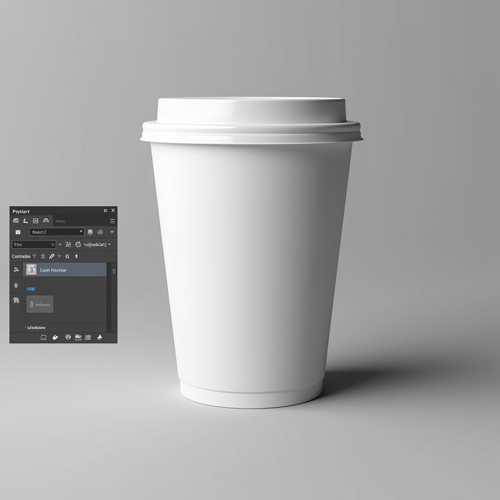 Free Plastic Cup Mockup PSD