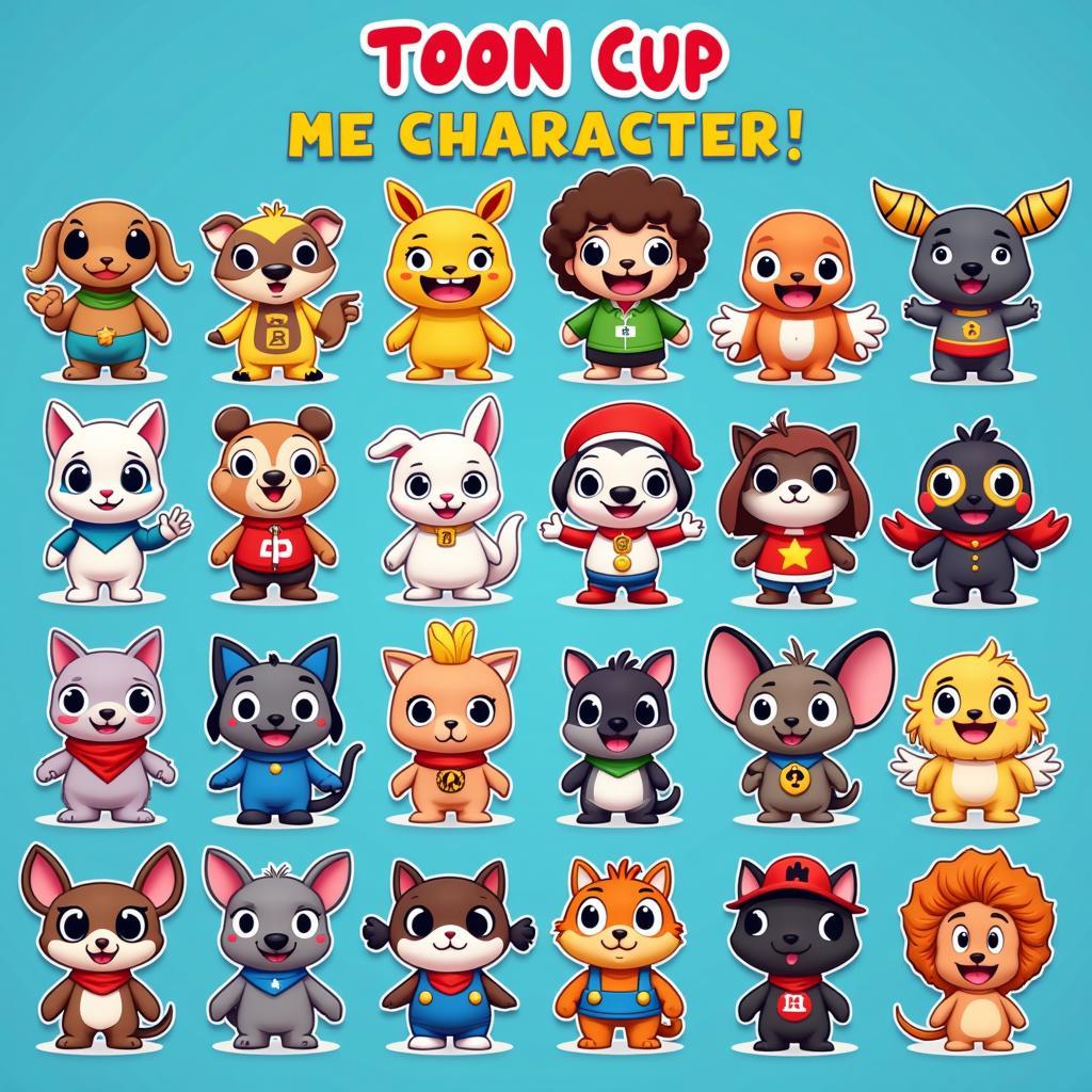 Lựa chọn đội hình trong Game Toon Cup 2019