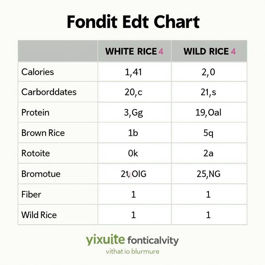 Nutritional Value of Rice