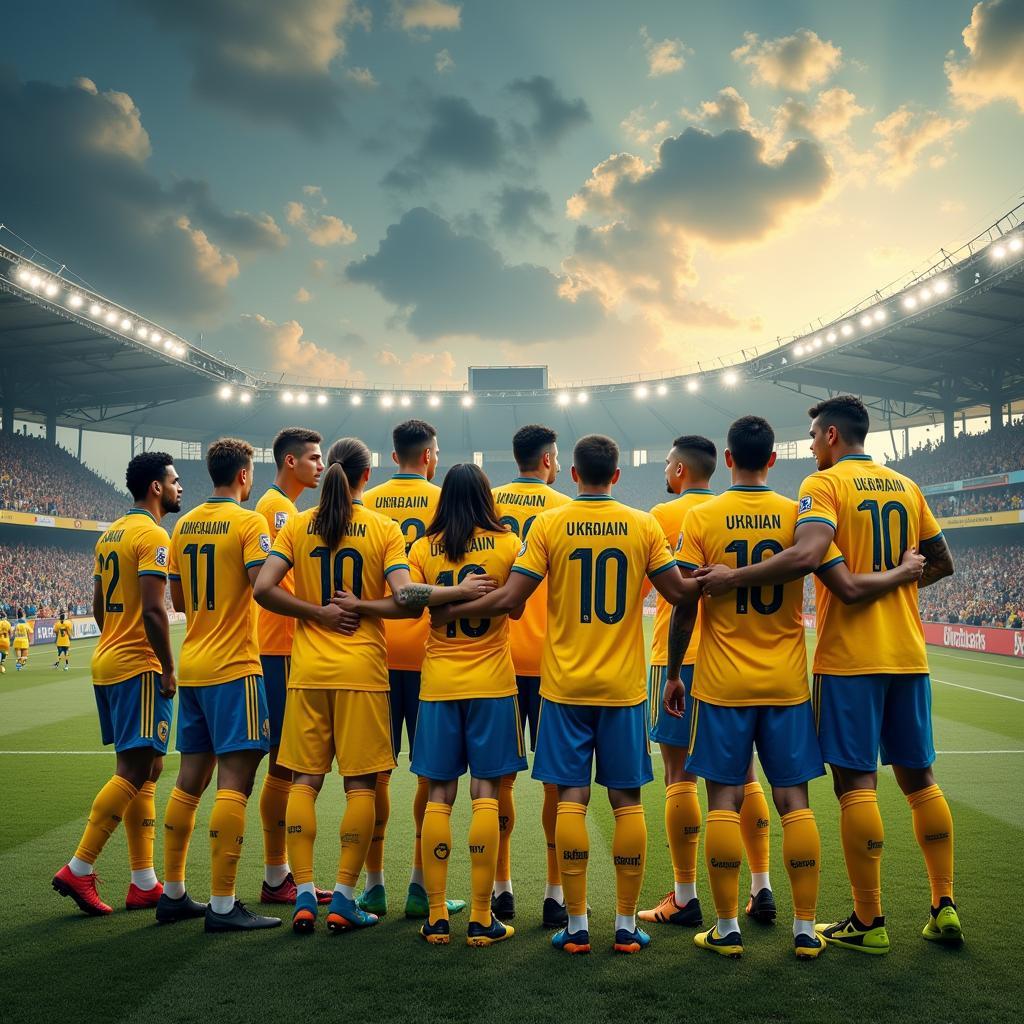 Hành trình đầy cảm hứng của đội tuyển Ukraine tại vòng loại World Cup 2022