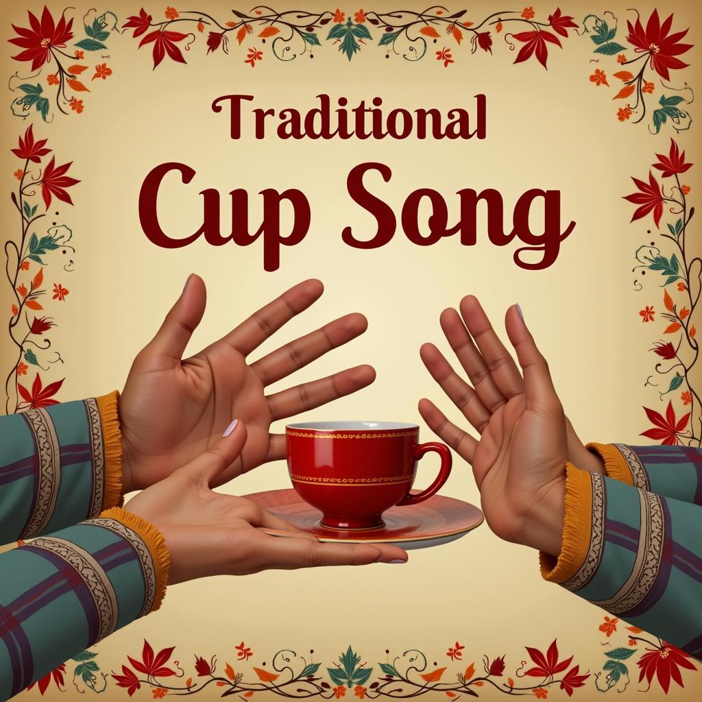 Hình ảnh cup song text cổ điển