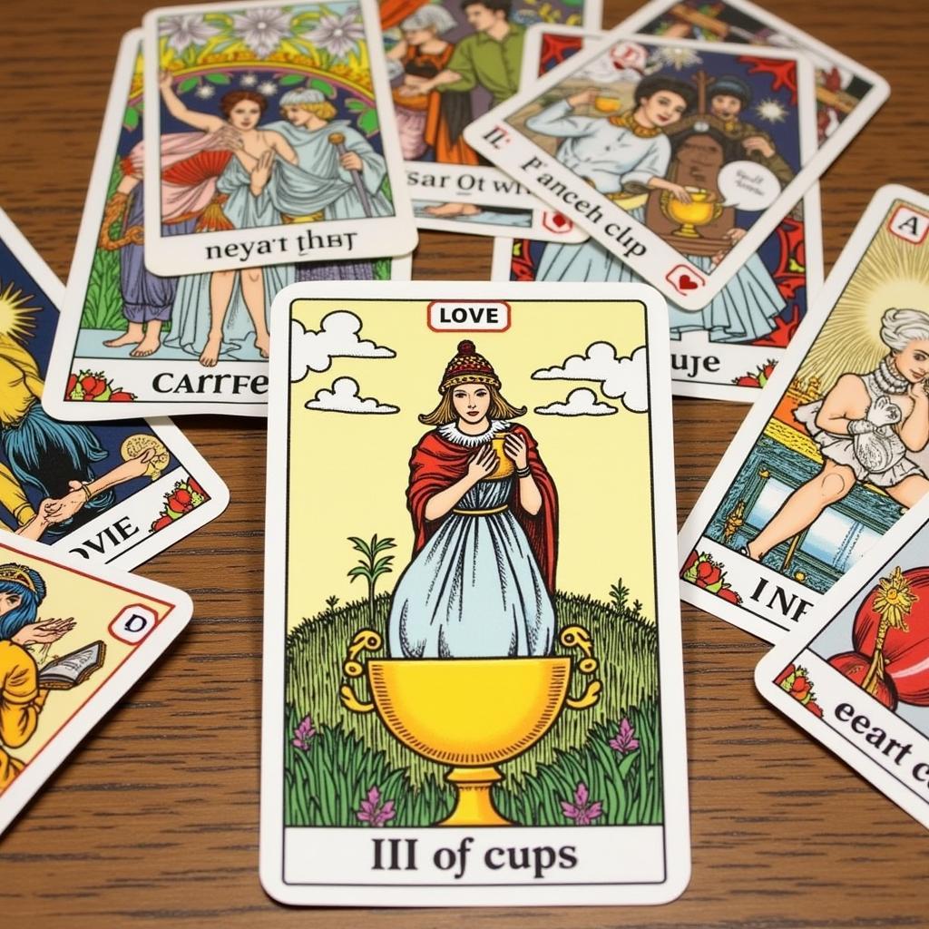 III of Cups trong bói bài Tarot về tình yêu, sự nghiệp và tài chính