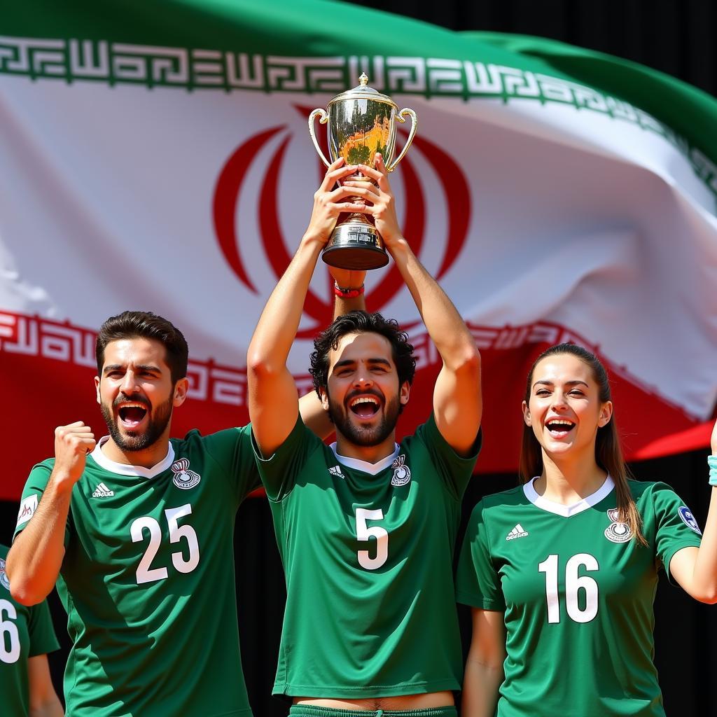 Iran vô địch AVC Cup 2018