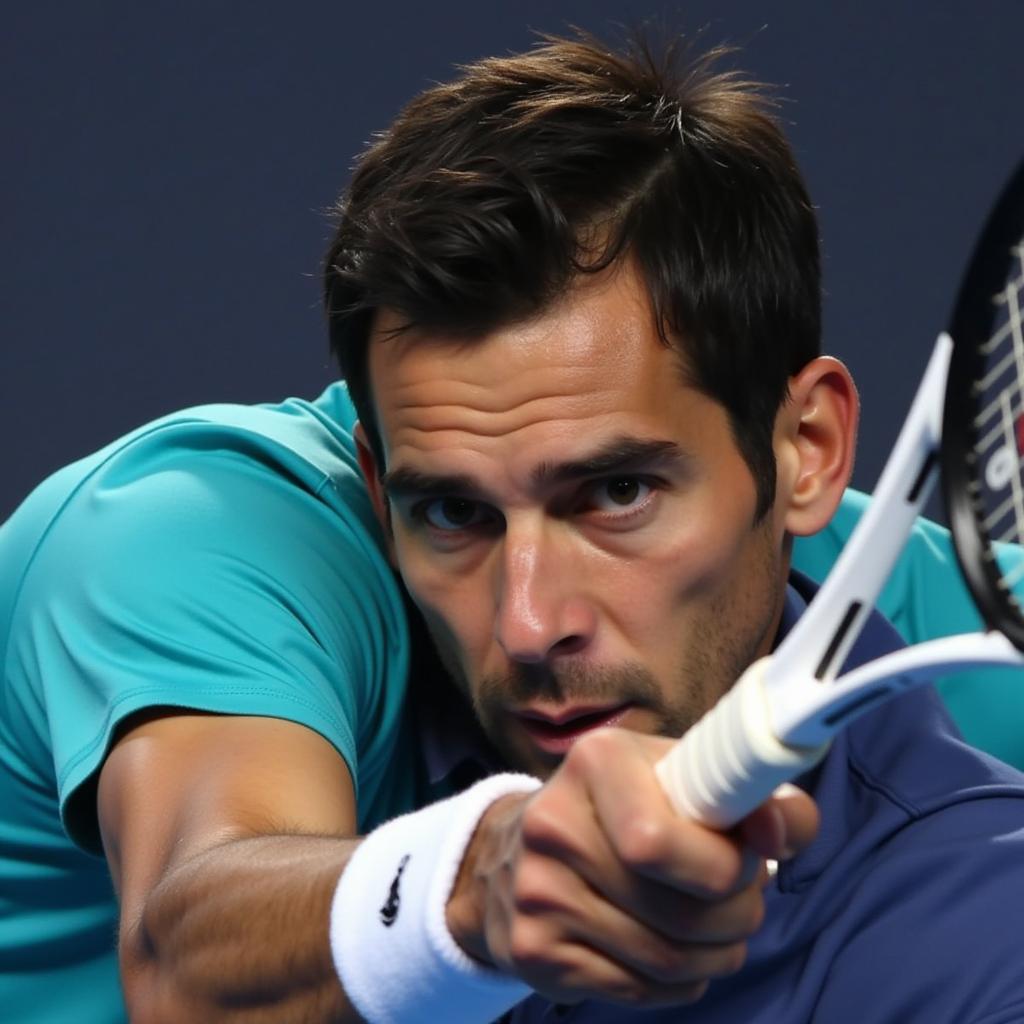 Juan Martin del Potro at the 2016 Davis Cup