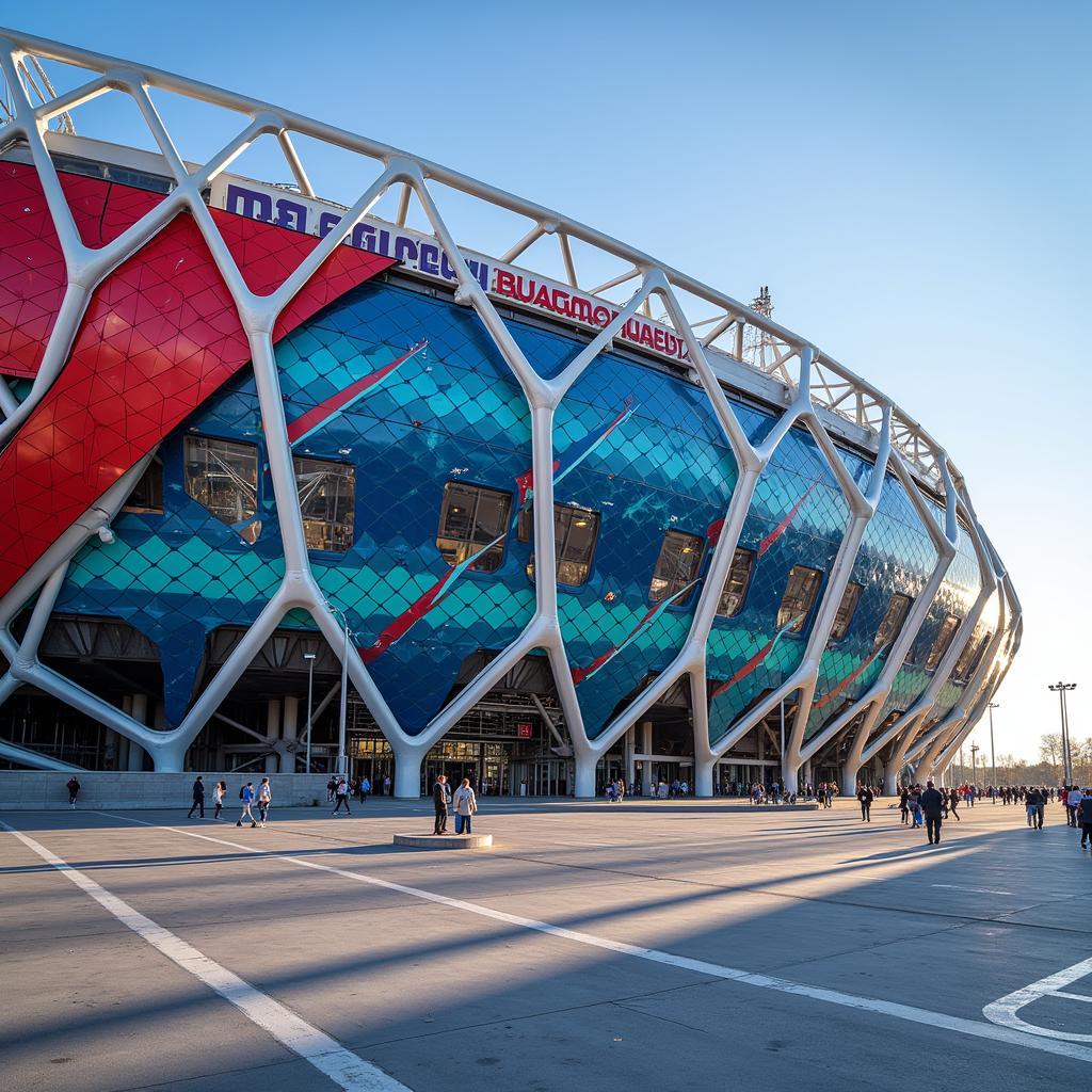 Sân vận động Kazan Arena hiện đại và độc đáo trong World Cup 2018