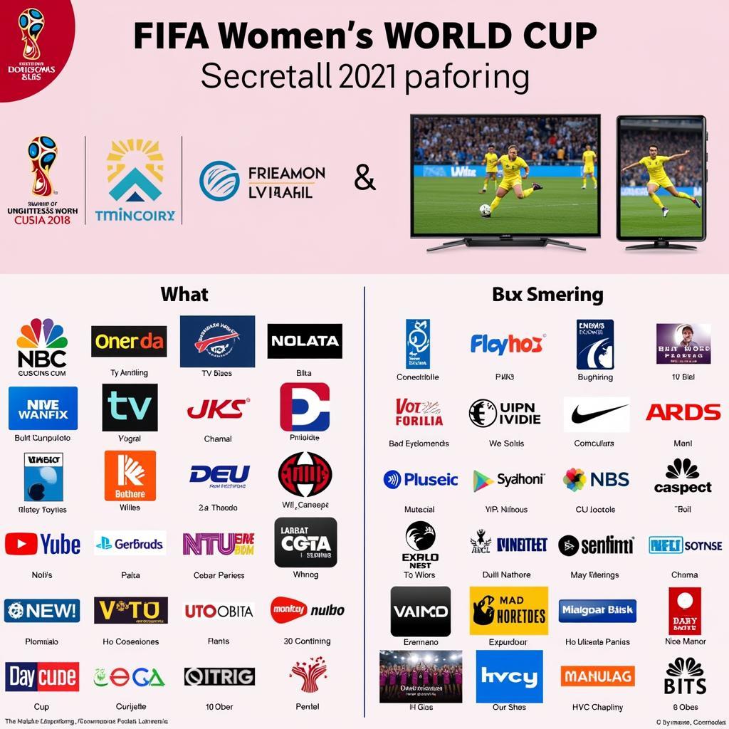 Kênh phát sóng World Cup nữ