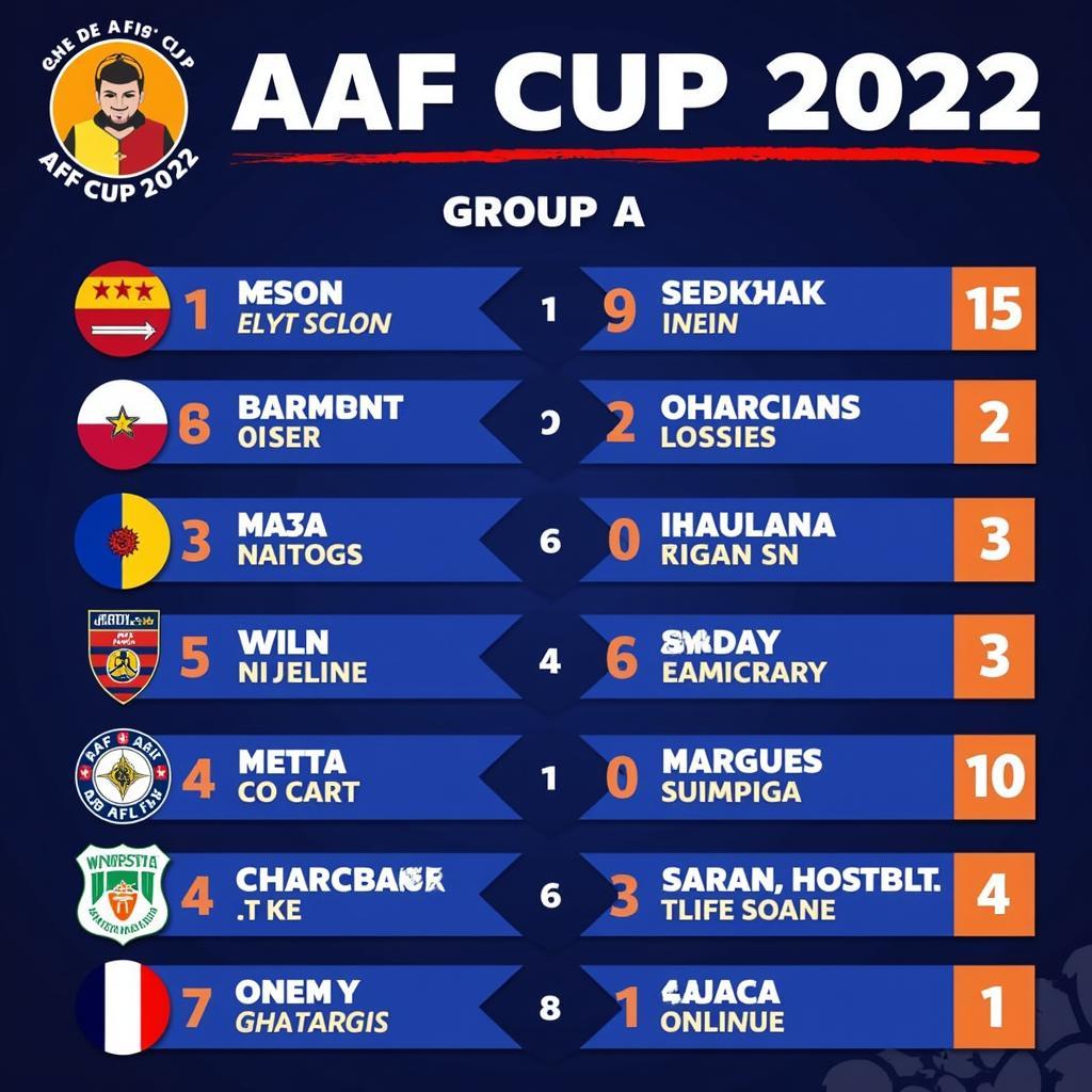 Kết quả AFF Cup 2022 Bảng A