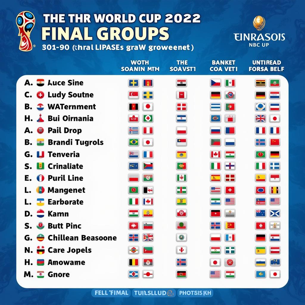 Kết Quả Bốc Thăm World Cup 2022