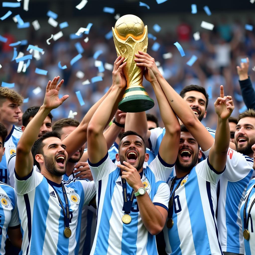 Argentina vô địch World Cup 2022 sau trận chung kết nghẹt thở