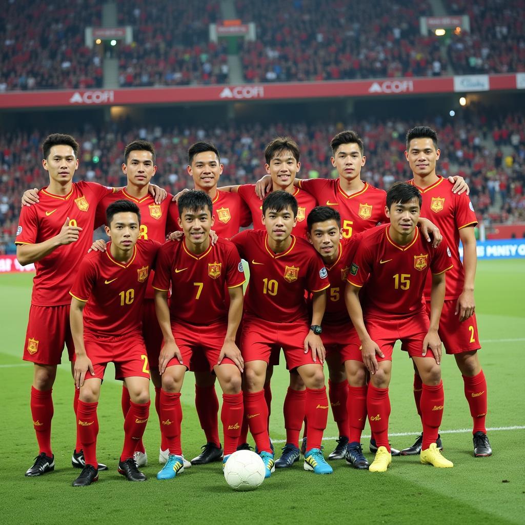 Đội tuyển Việt Nam trong những ngày đầu tham dự AFF Cup