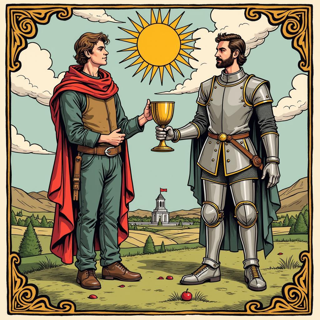 Ý nghĩa lá bài Knight of Cups ngược trong công việc và sự nghiệp