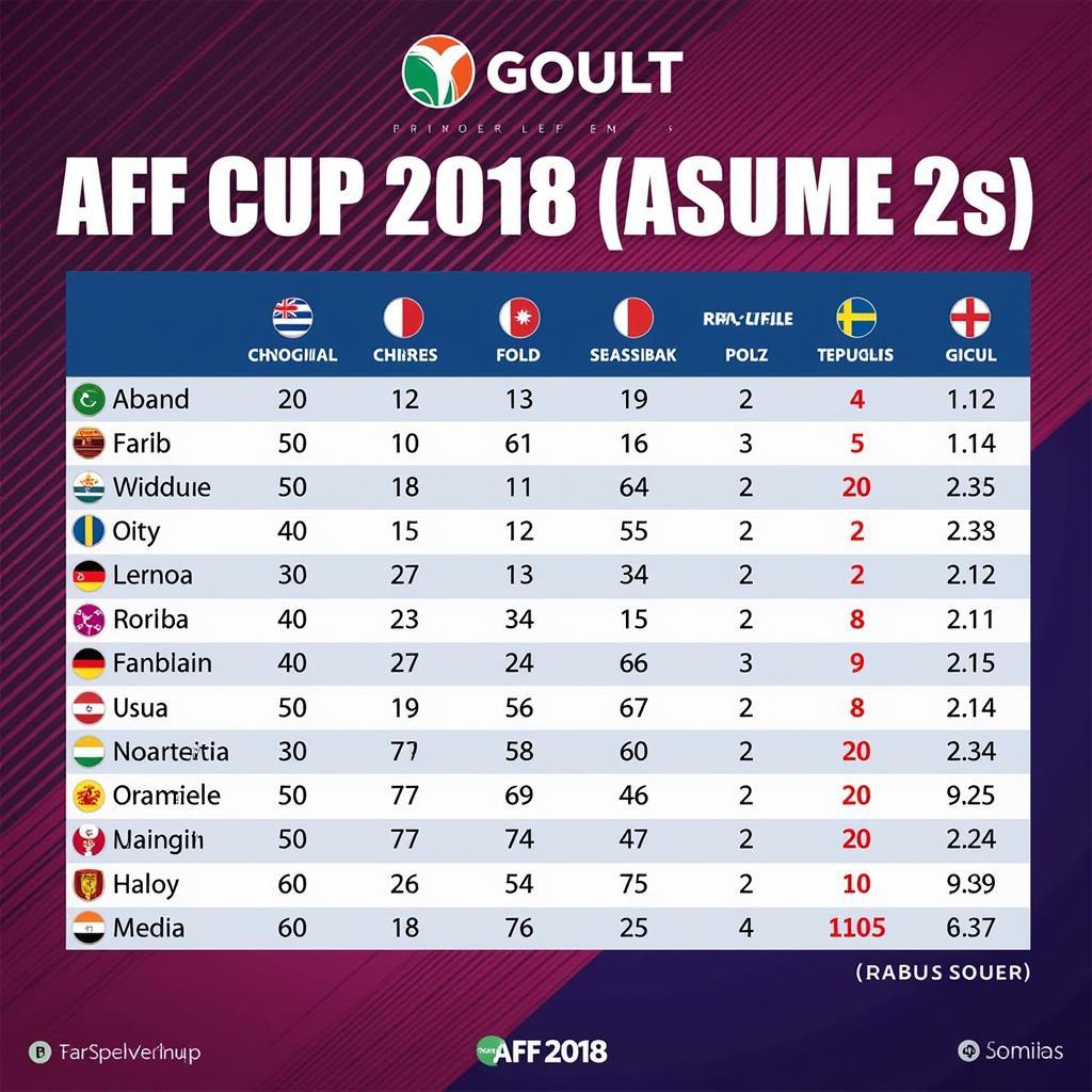 Kết quả các trận đấu AFF Cup 2018