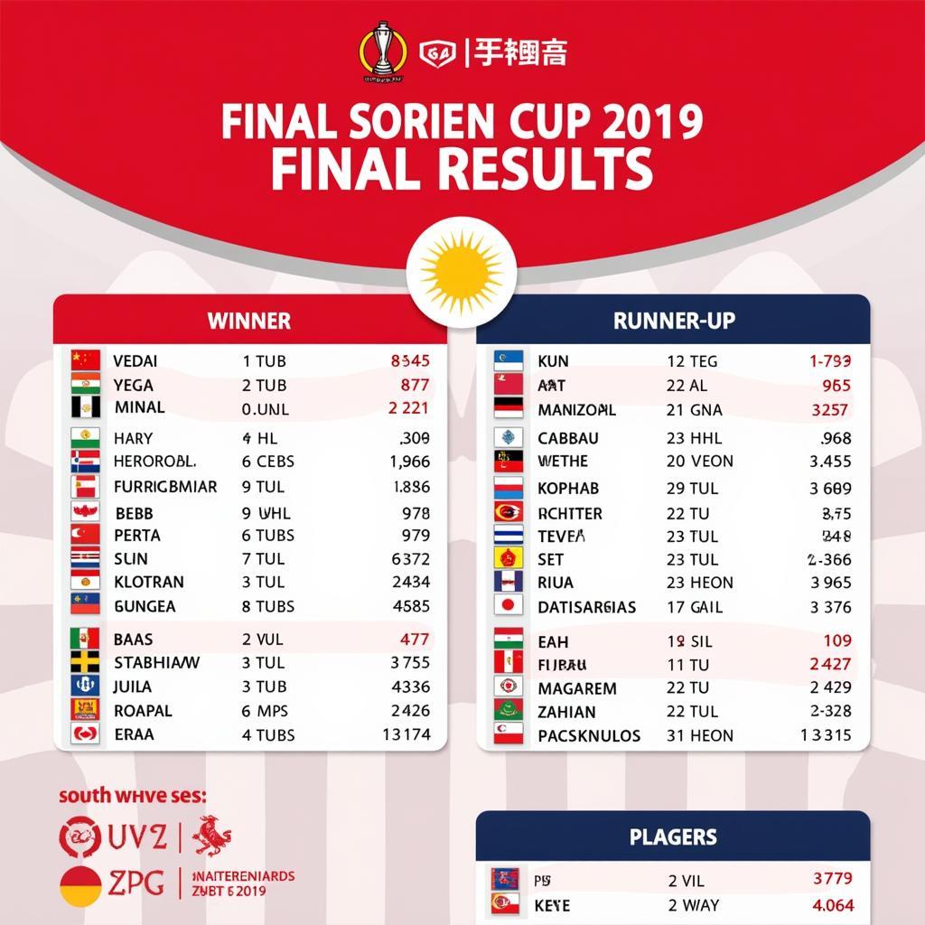 Kết quả Asian Cup 2019