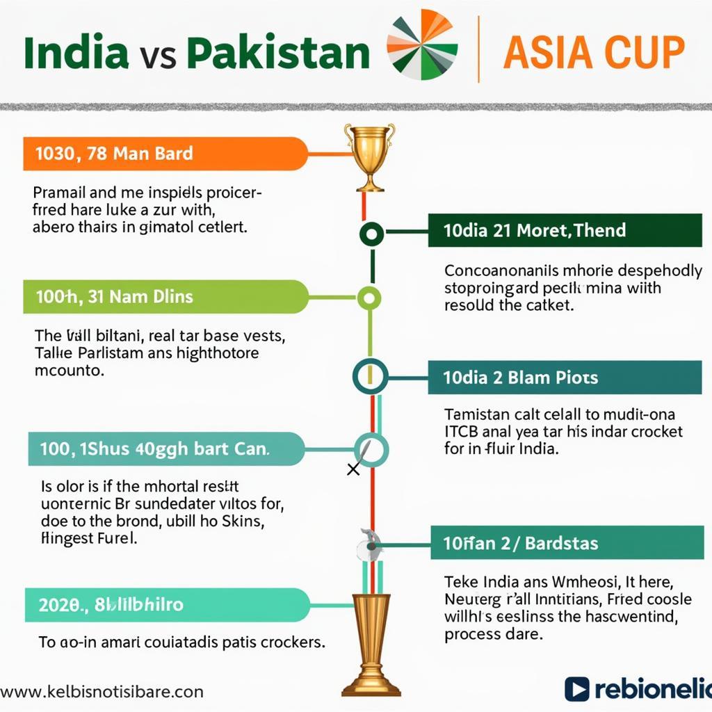 Lịch sử đối đầu giữa India và Pakistan tại Asia Cup