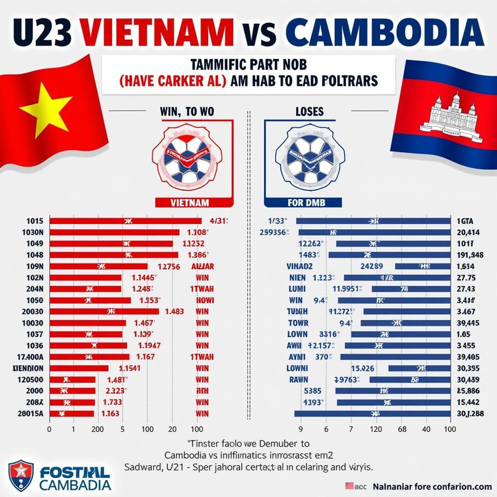 Lịch sử đối đầu U23 Việt Nam và Campuchia