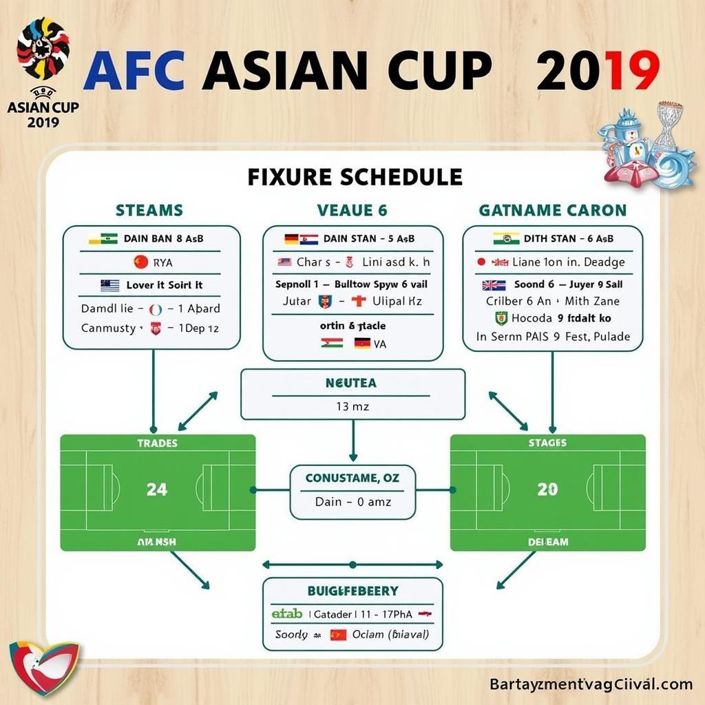 Lịch Thi Đấu Asian Cup 2019