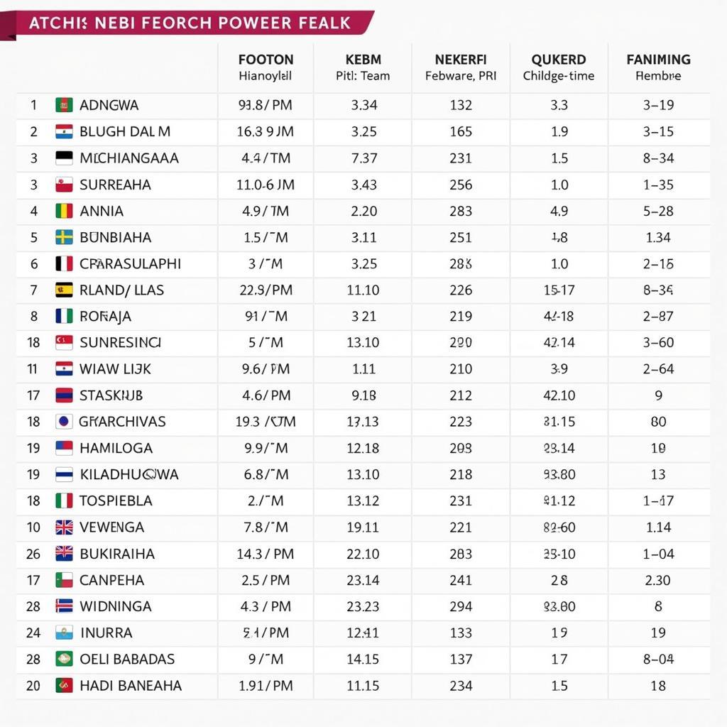 Lịch thi đấu World Cup 2022 Qatar vòng bảng