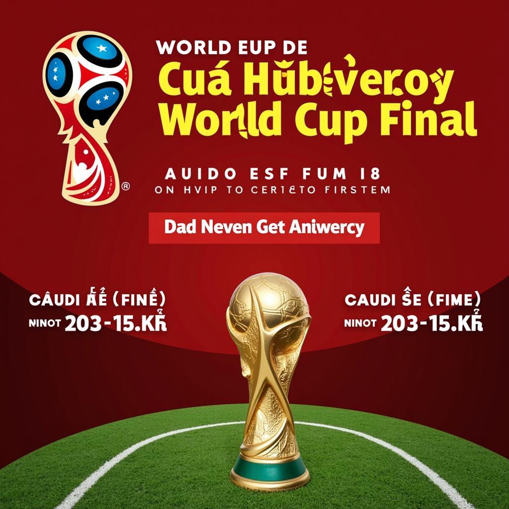 Lịch thi đấu World Cup trận chung kết