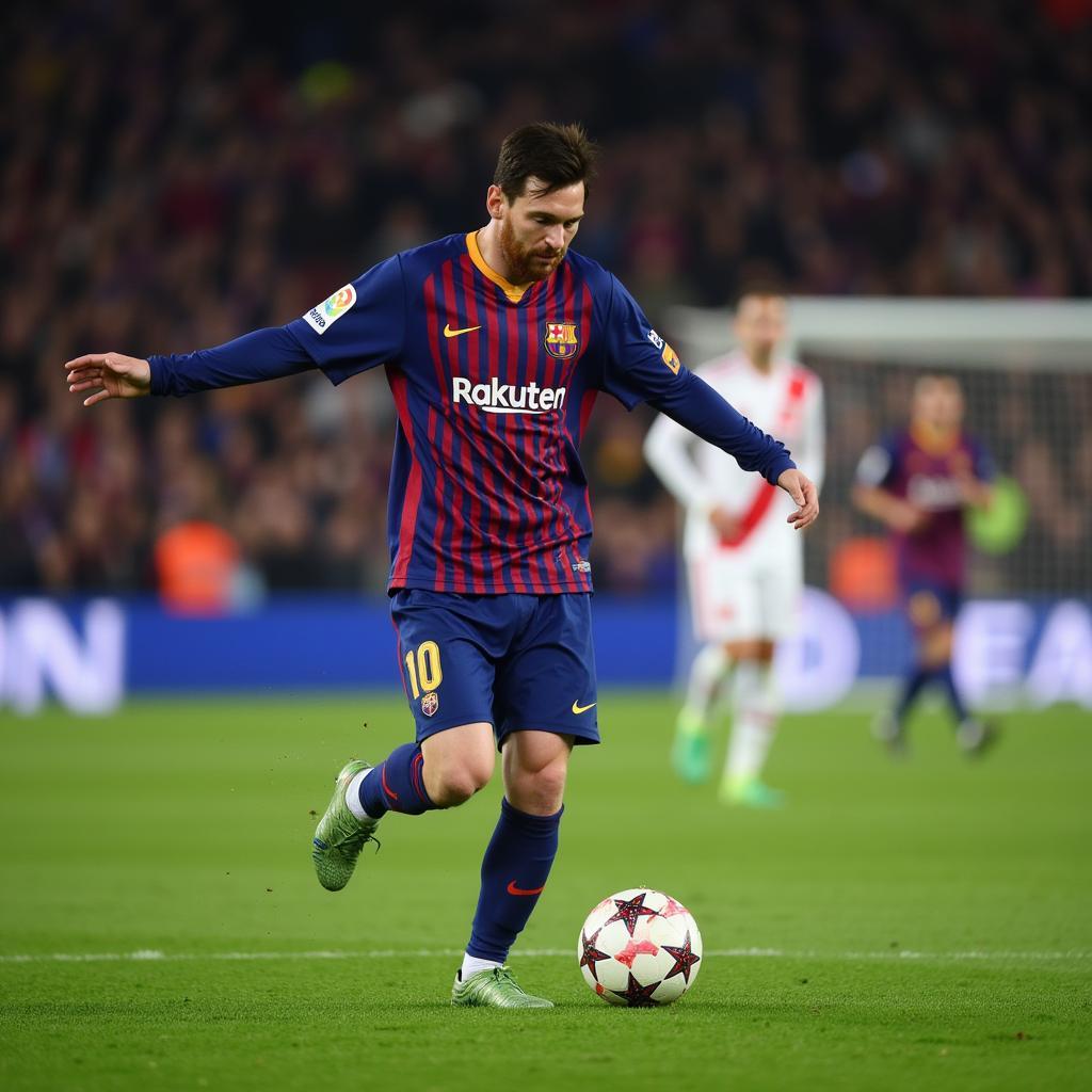 Lionel Messi ghi bàn tại Champions League