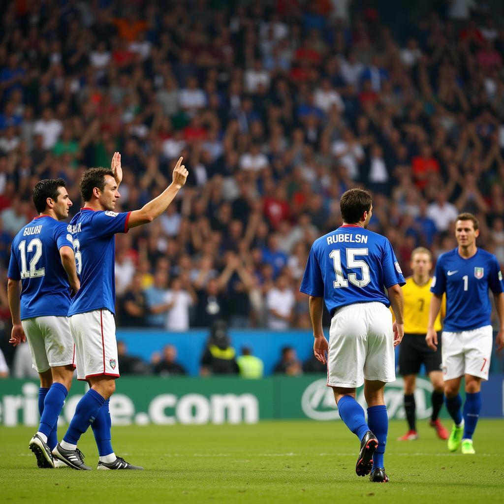 Italy wins the 2006 World Cup on penalties against France