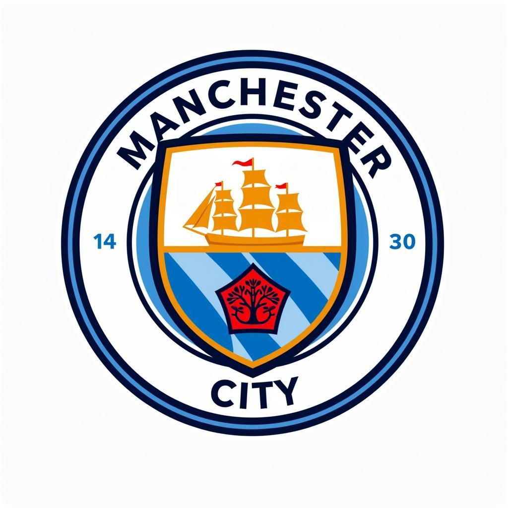 Logo đầu tiên của Manchester City