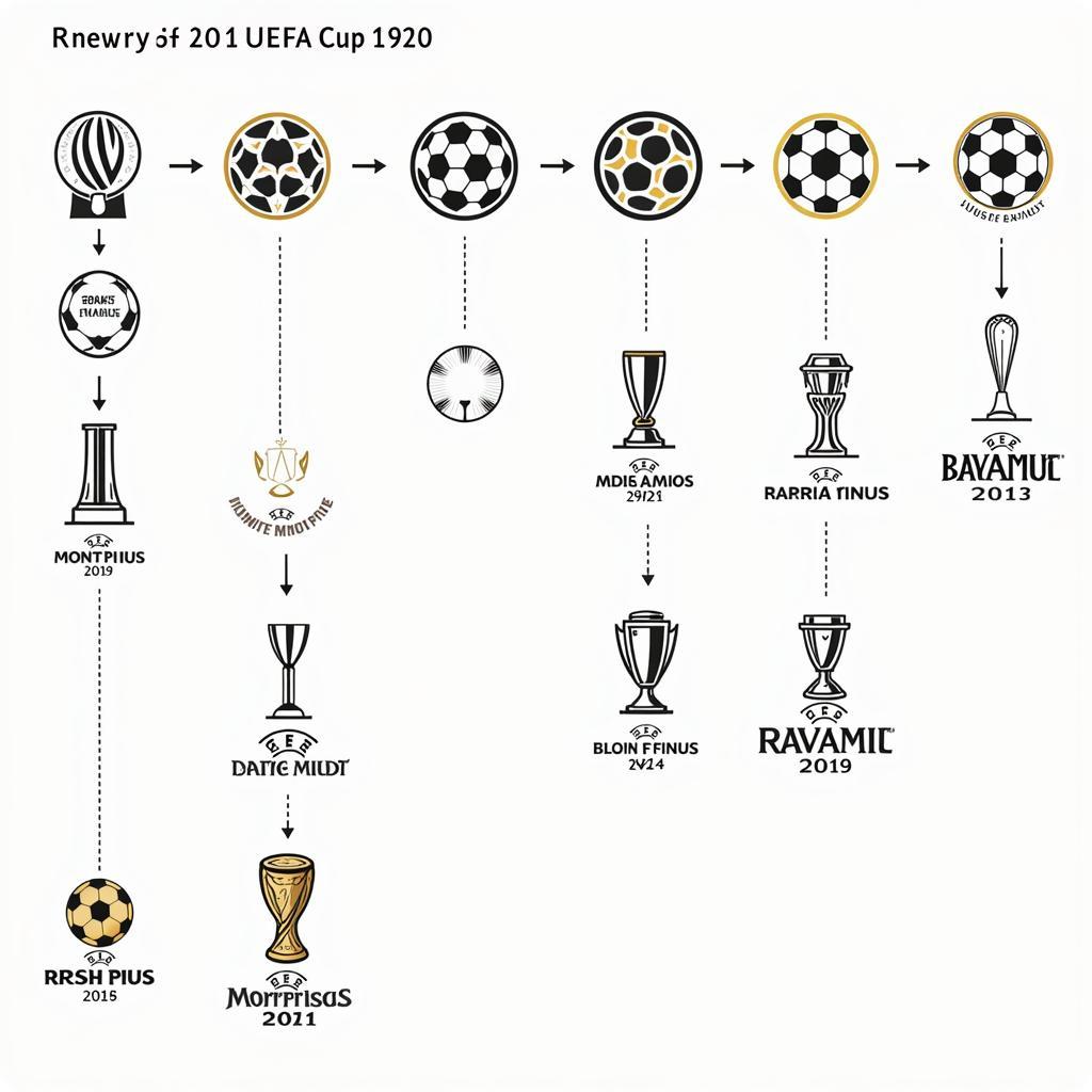 Lịch sử phát triển Logo UEFA Cup