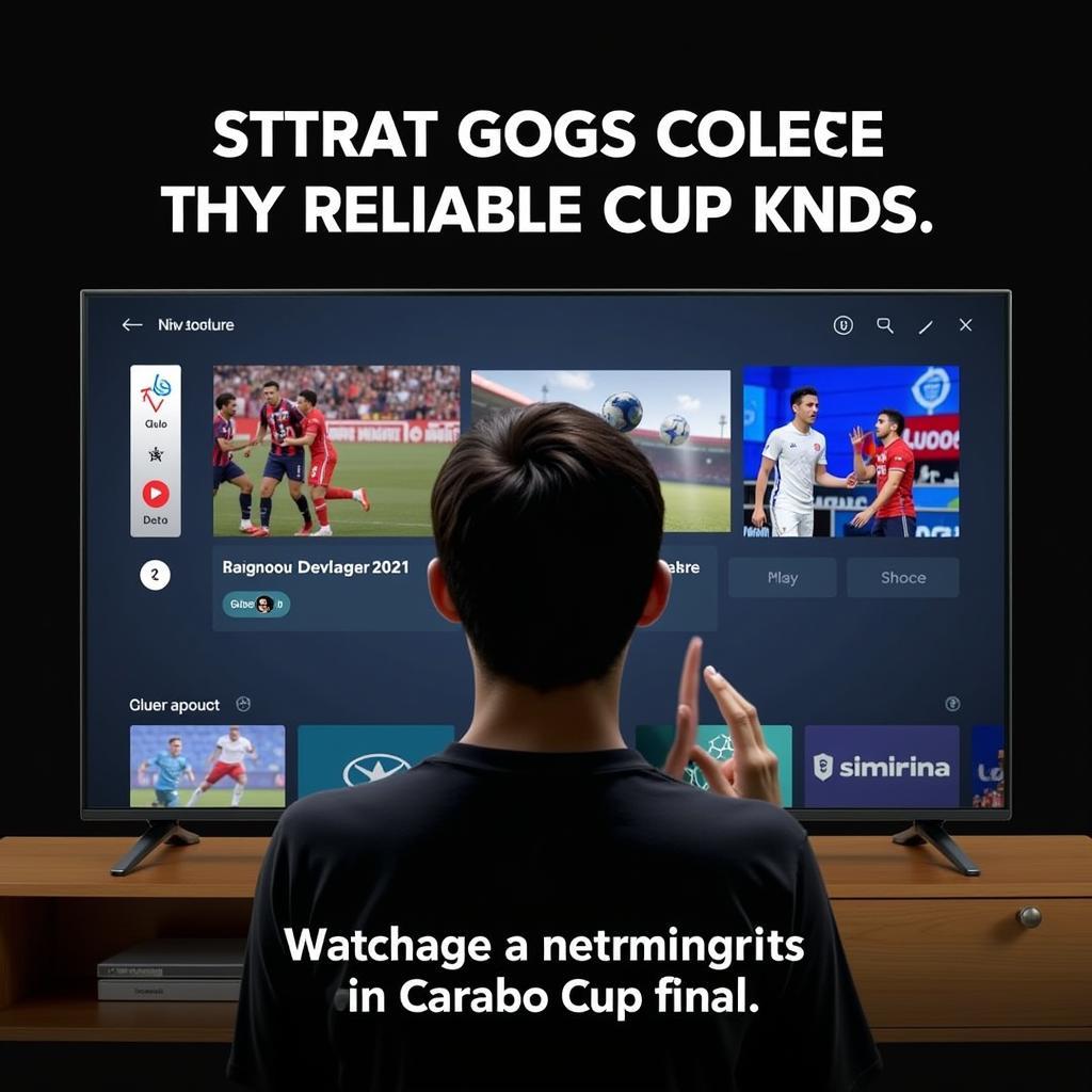 Lựa chọn kênh xem chung kết Carabao Cup