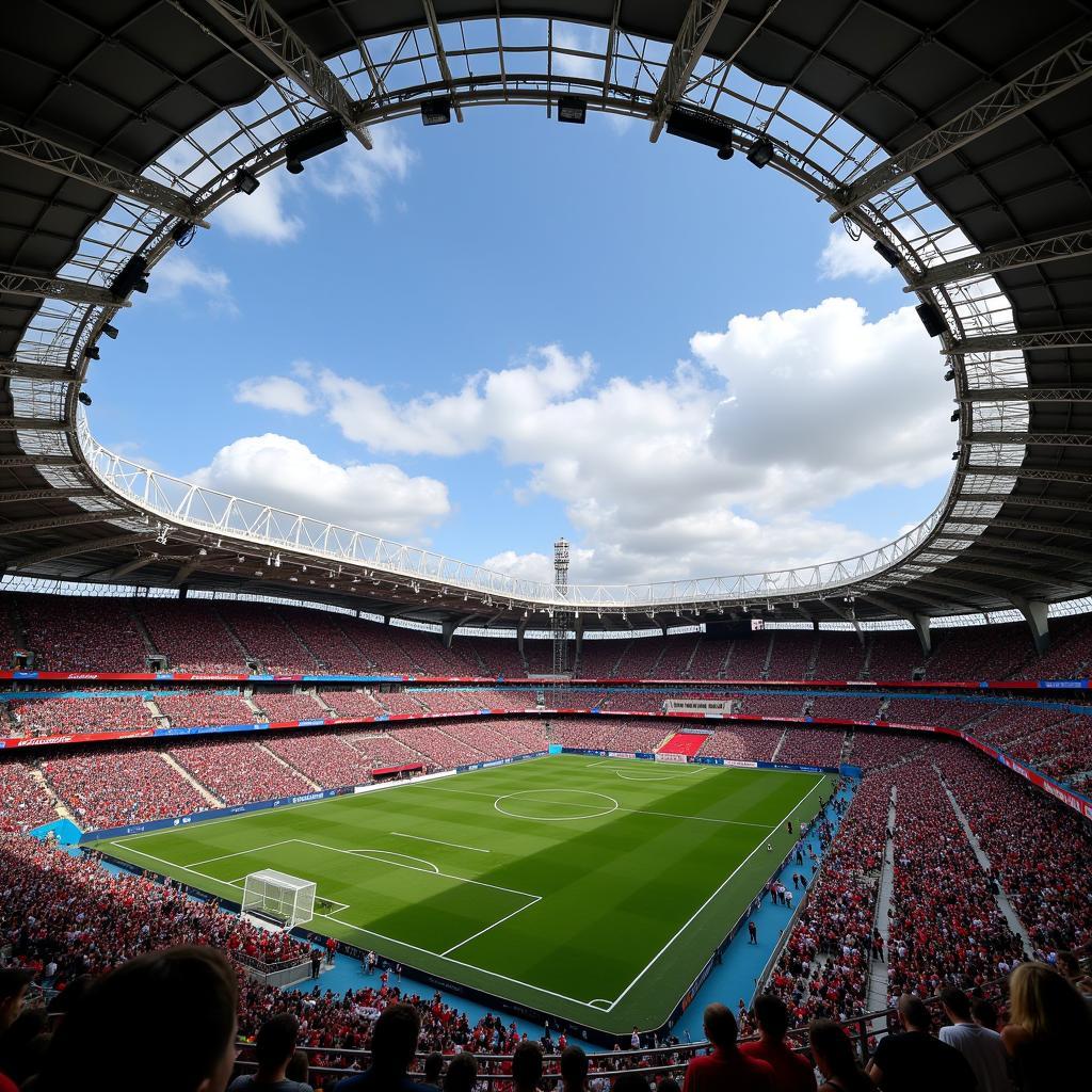 Sân vận động Luzhniki trong trận chung kết World Cup 2018