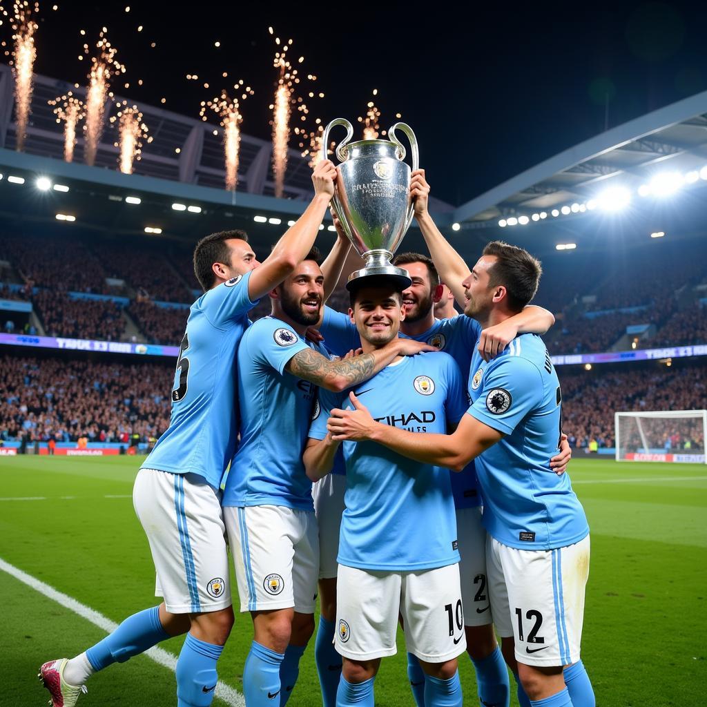 Man City vô địch Champions League