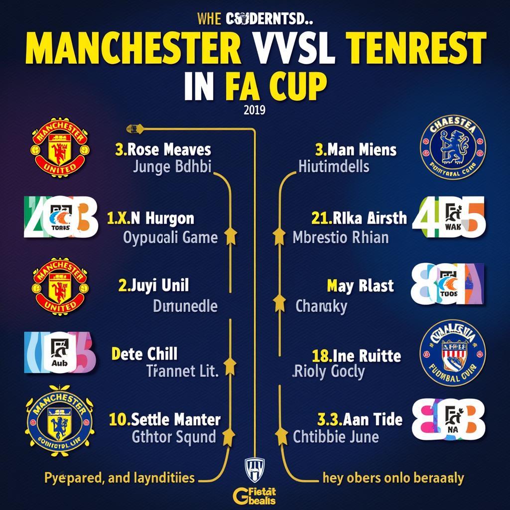 Lịch sử đối đầu giữa Manchester và Chelsea tại FA Cup