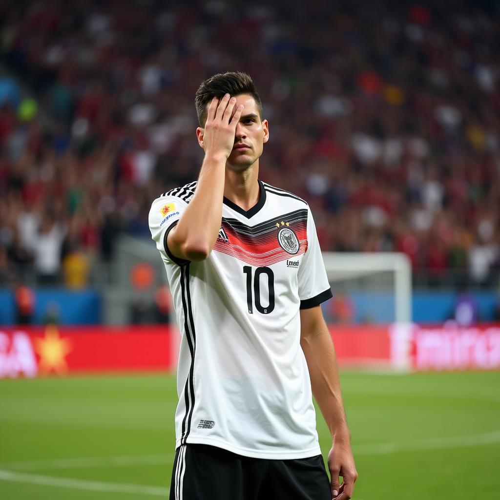 Mario Gomez thất bại tại World Cup 2018