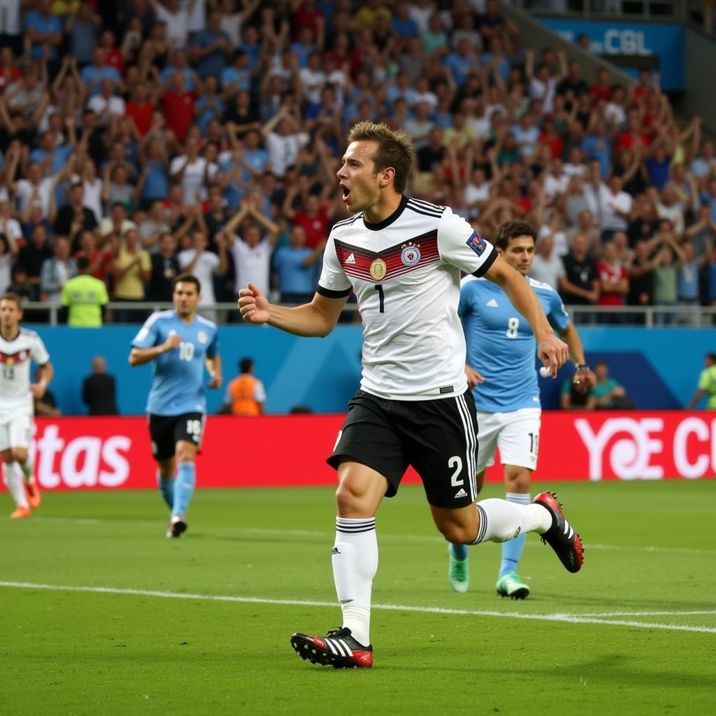 Mario Götze ghi bàn thắng quyết định trong trận chung kết World Cup 2014