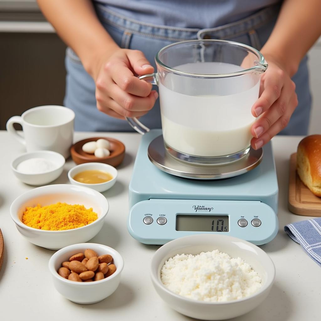 Measuring Water in Grams for Baking