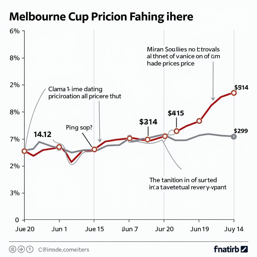 Melbourne Cup Price Fluctuations Chart