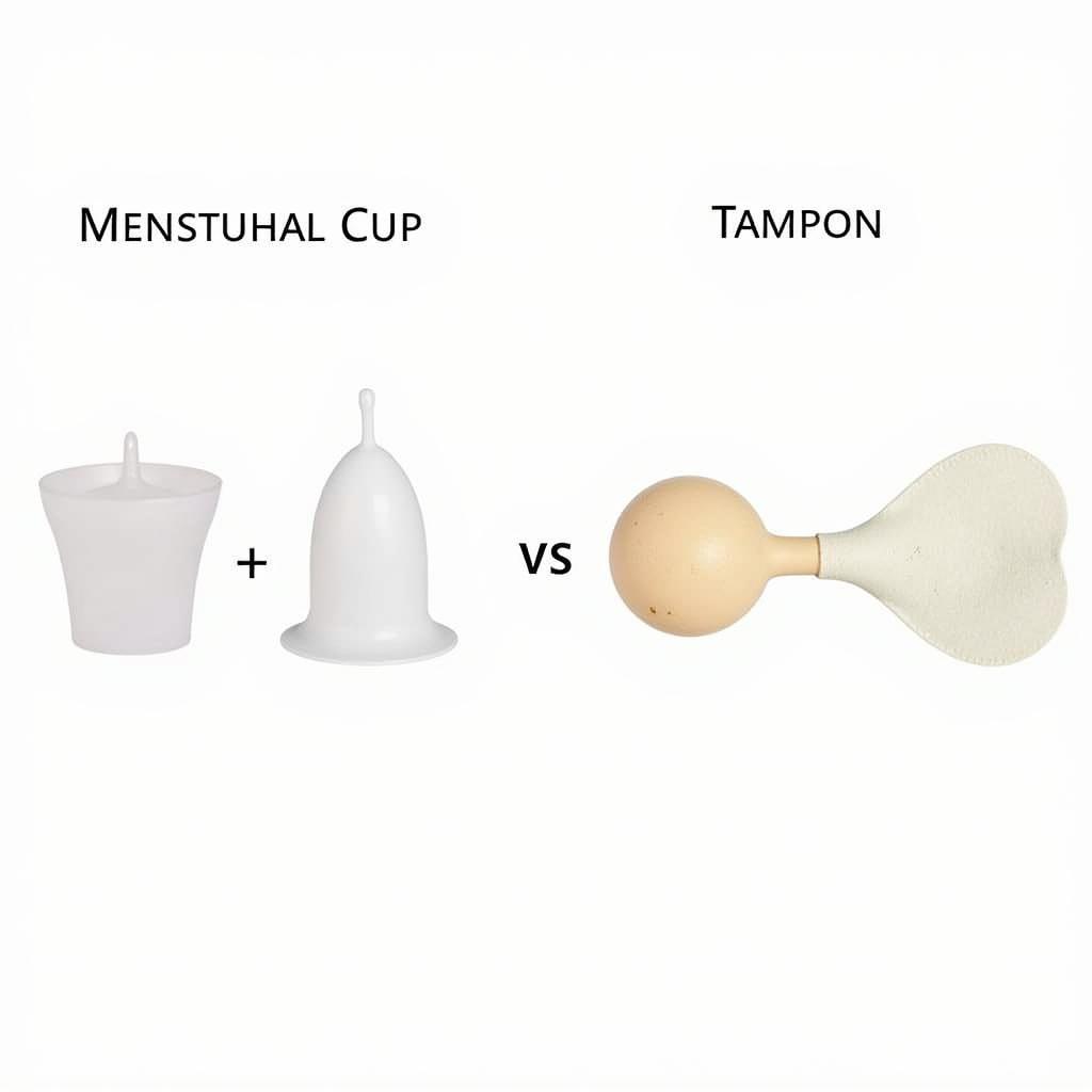 So sánh cốc nguyệt san và tampon